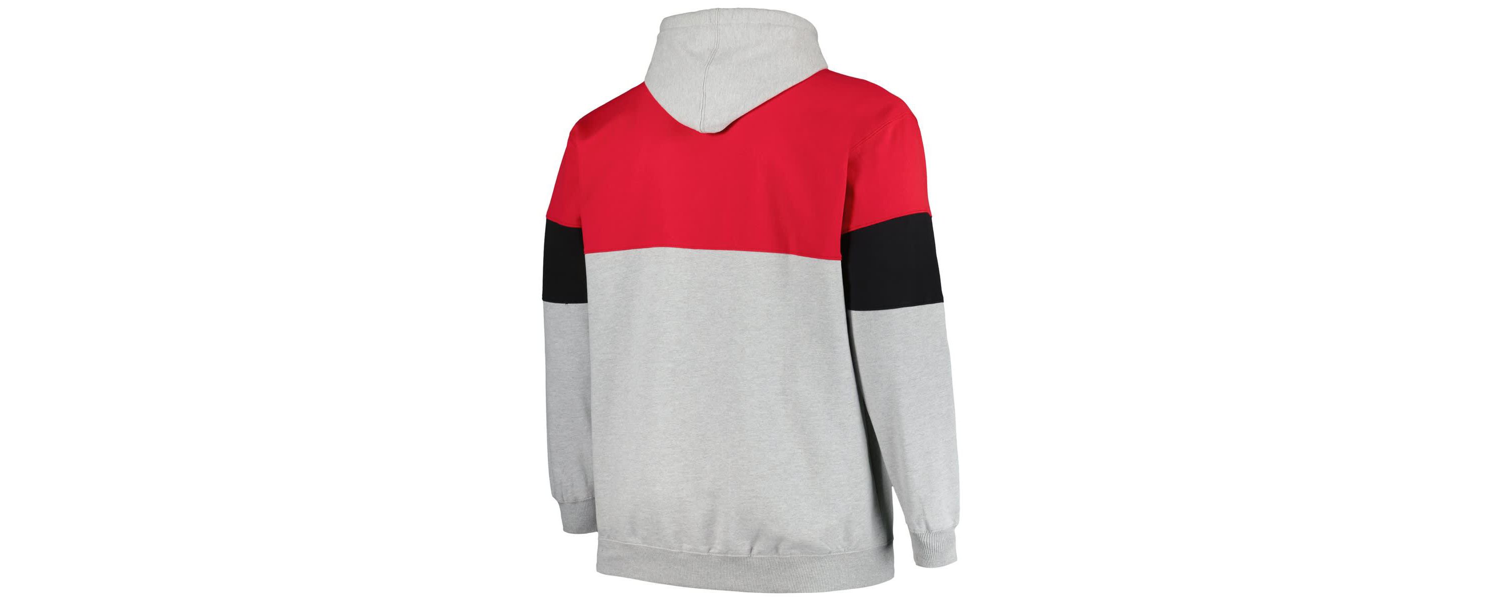 NBA Fanatics Chicago Bulls Big & Tall Pullover Hoodie