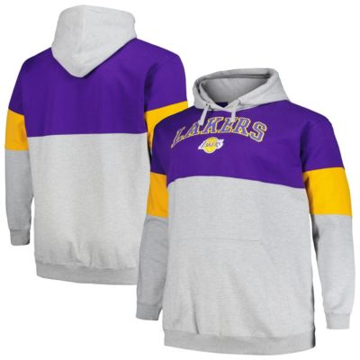 Men's NBA Fanatics Los Angeles Lakers Big & Tall Pullover Hoodie, Purple, XL Tall