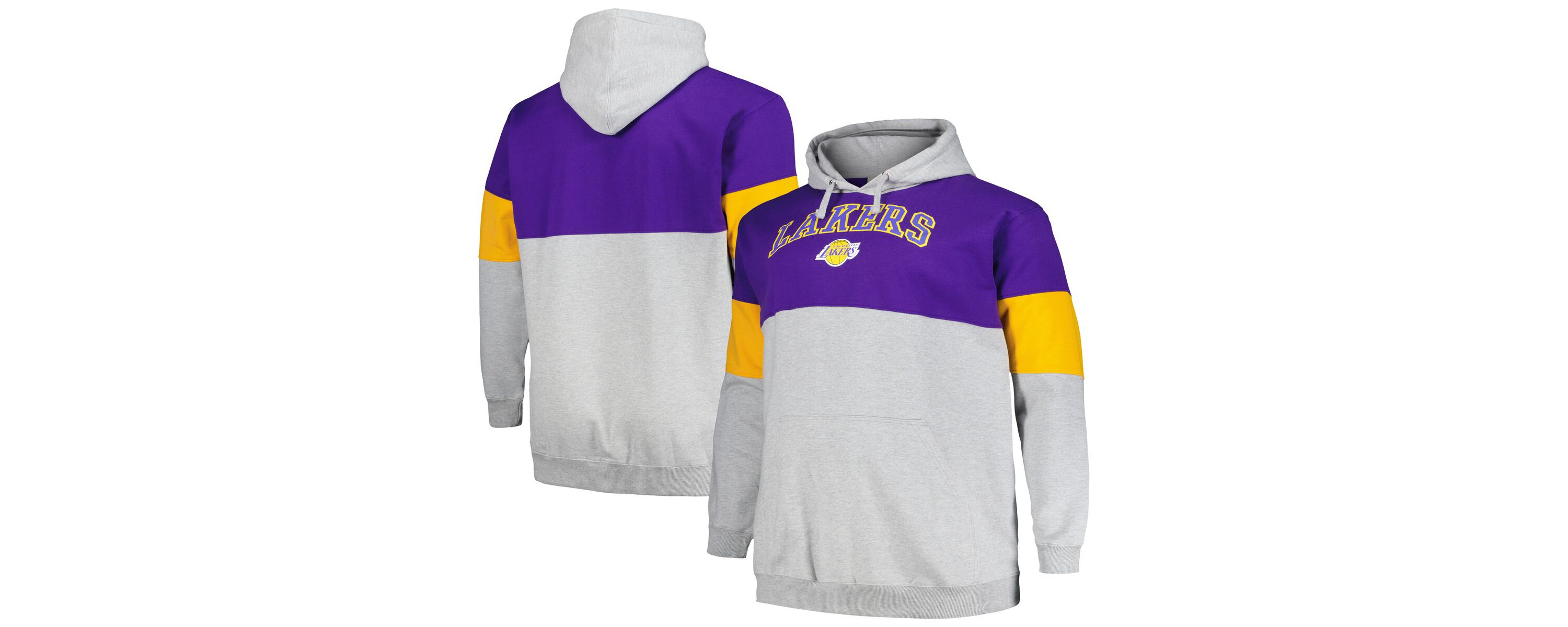 NBA Fanatics Los Angeles Lakers Big & Tall Pullover Hoodie