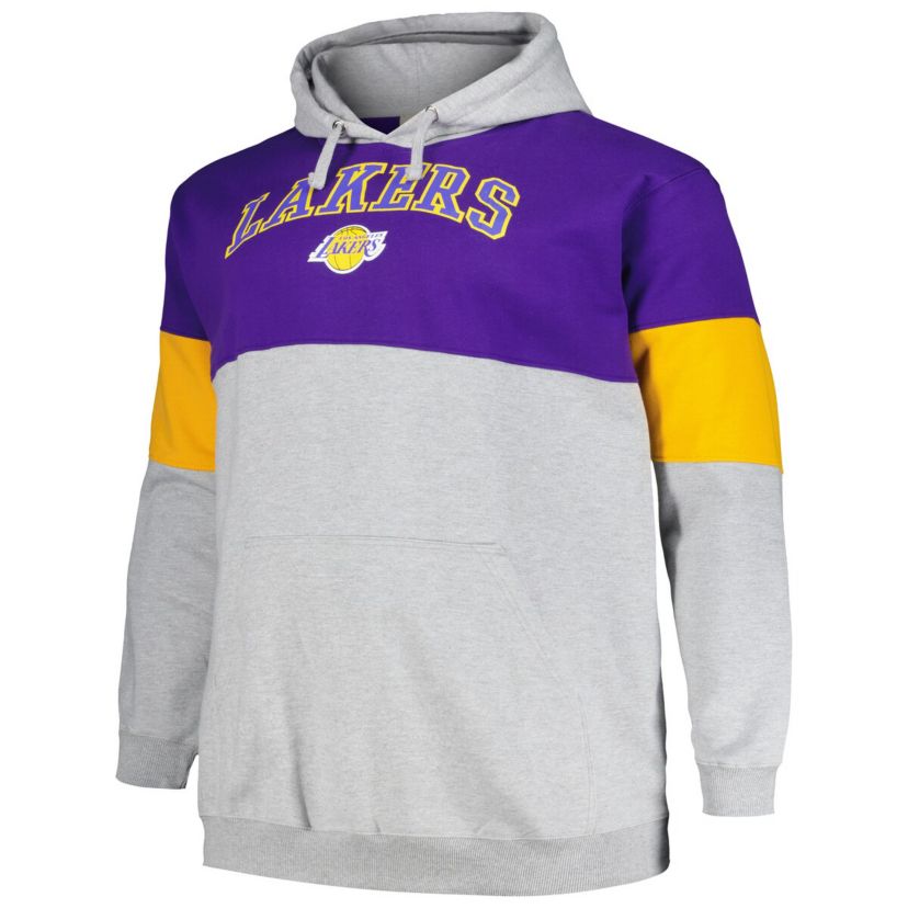 NBA Fanatics Los Angeles Lakers Big & Tall Pullover Hoodie