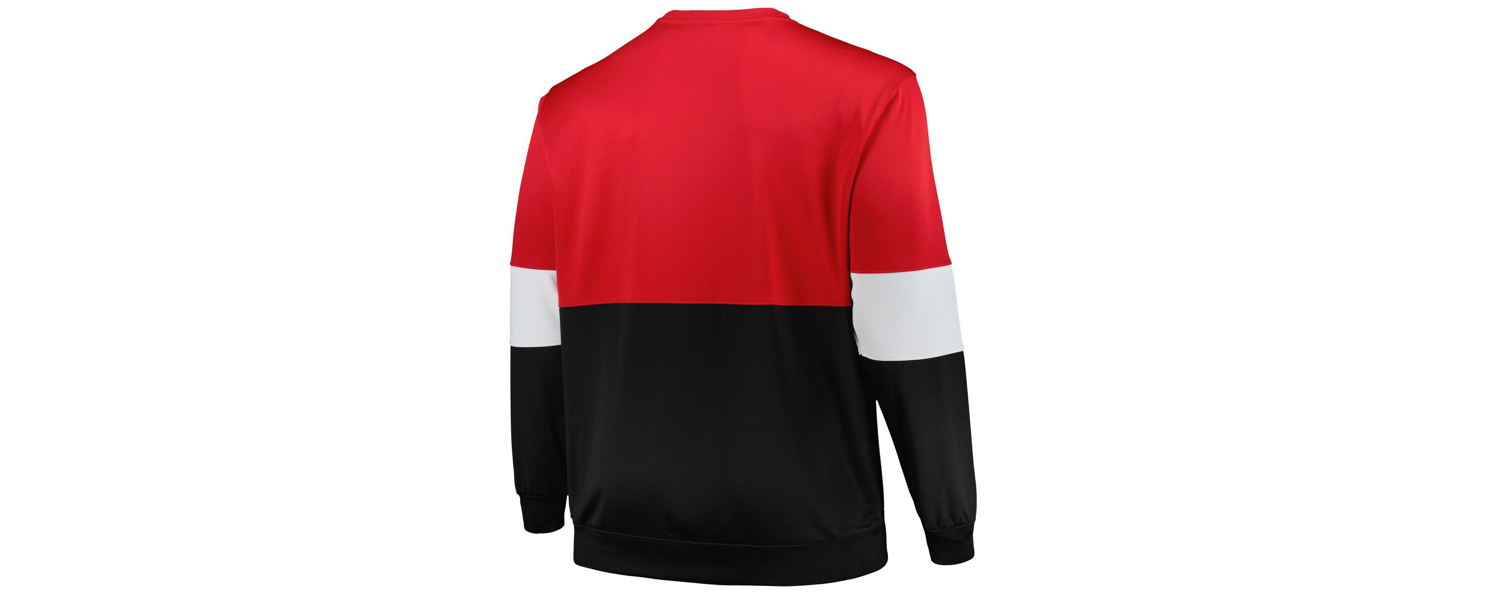 NBA Fanatics Chicago Bulls Big & Tall Split Pullover Sweatshirt