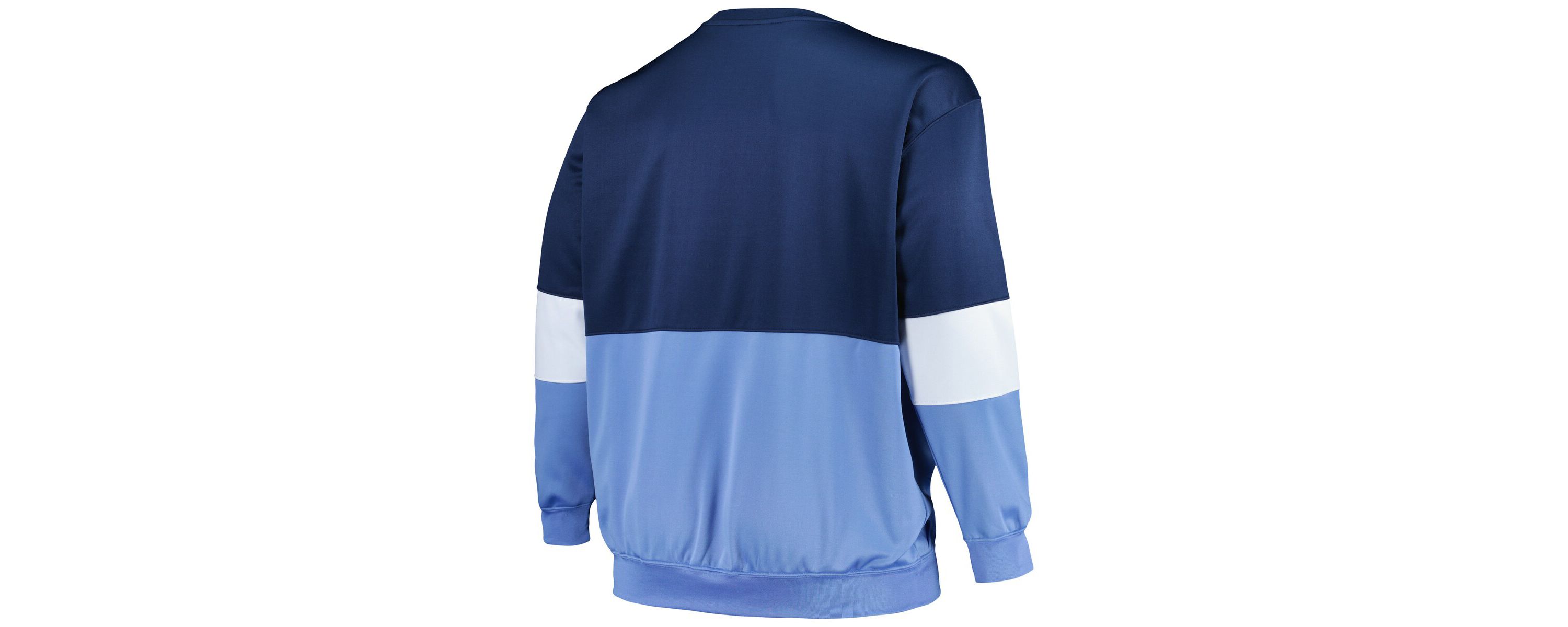 NBA Fanatics Navy/Light Memphis Grizzlies Big & Tall Split Pullover Sweatshirt