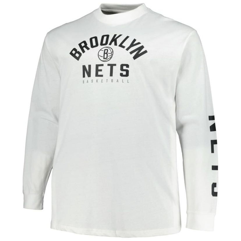 NBA Fanatics Brooklyn Nets Big & Tall Short Sleeve & Long Sleeve T-Shirt Set