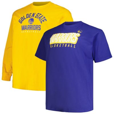 Men's NBA Fanatics Golden State Warriors Big & Tall Short Sleeve & Long Sleeve T-Shirt Set