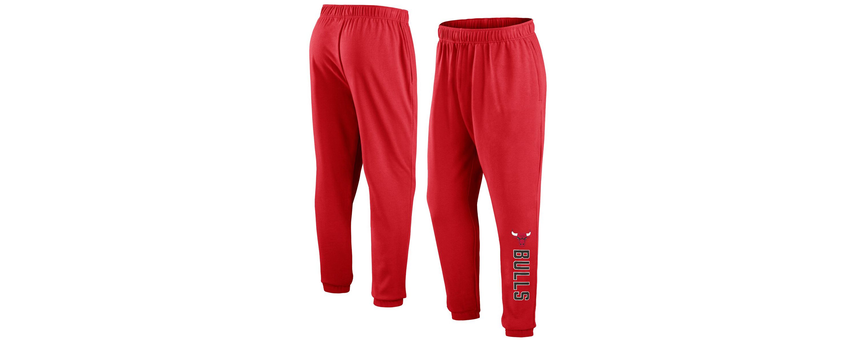 NBA Fanatics Chicago Bulls Big & Tall Chop Block French Terry Sweatpants