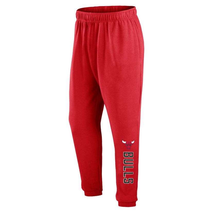 NBA Fanatics Chicago Bulls Big & Tall Chop Block French Terry Sweatpants