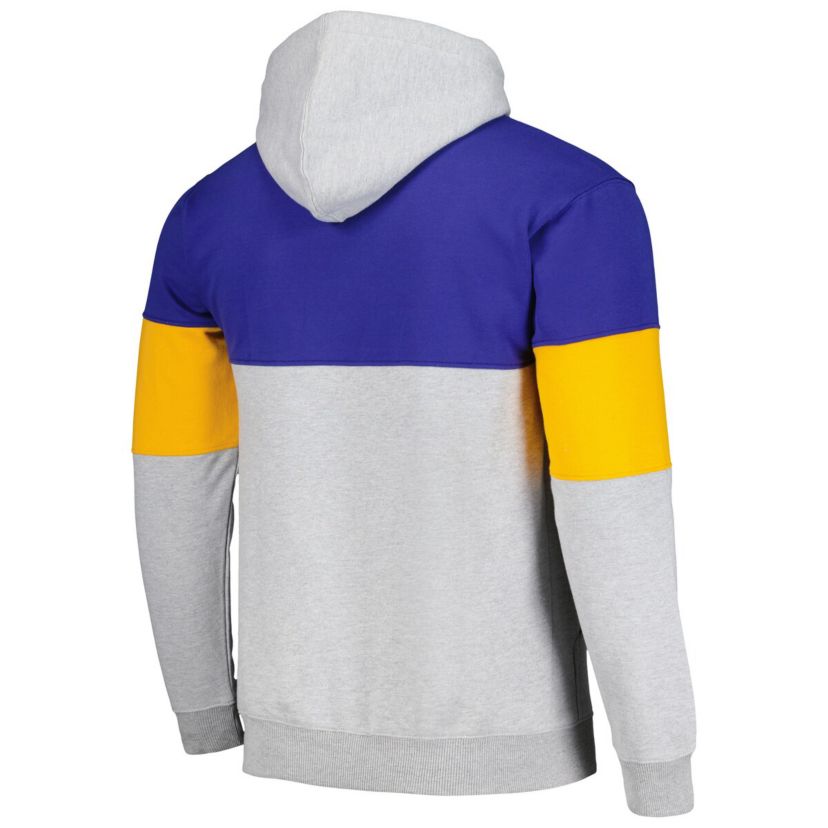 NBA Fanatics Golden State Warriors Contrast Pieced Pullover Hoodie
