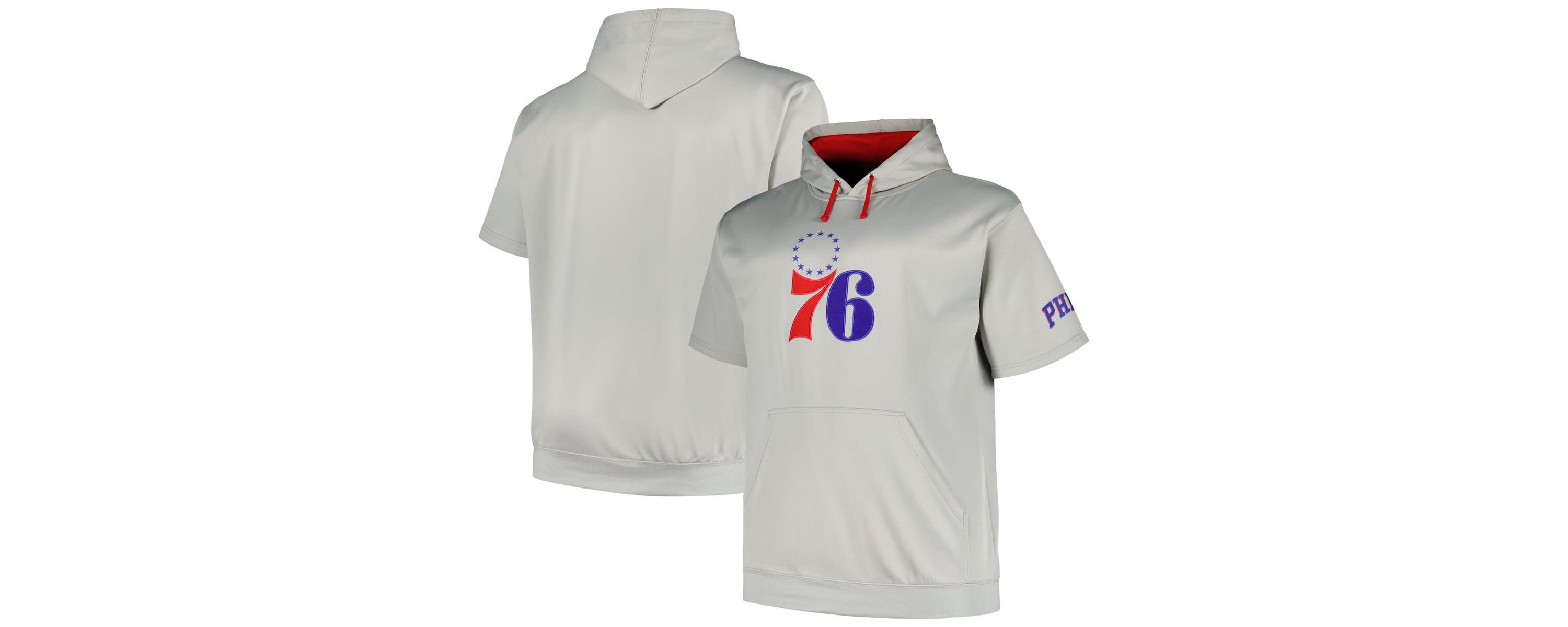 NBA Fanatics Philadelphia 76ers Big & Tall Logo Pullover Hoodie