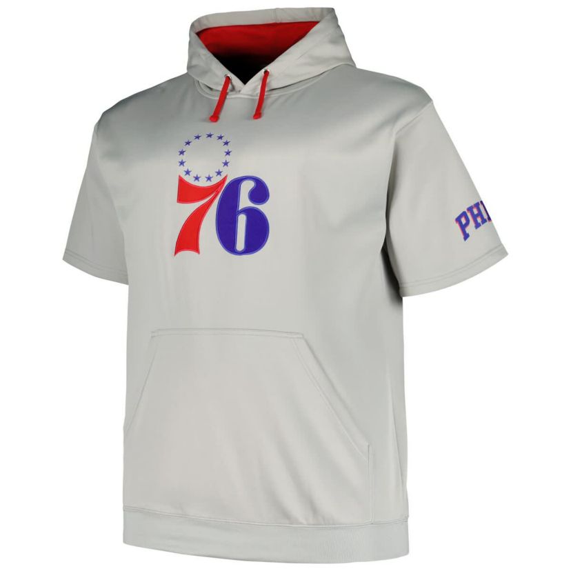 NBA Fanatics Philadelphia 76ers Big & Tall Logo Pullover Hoodie