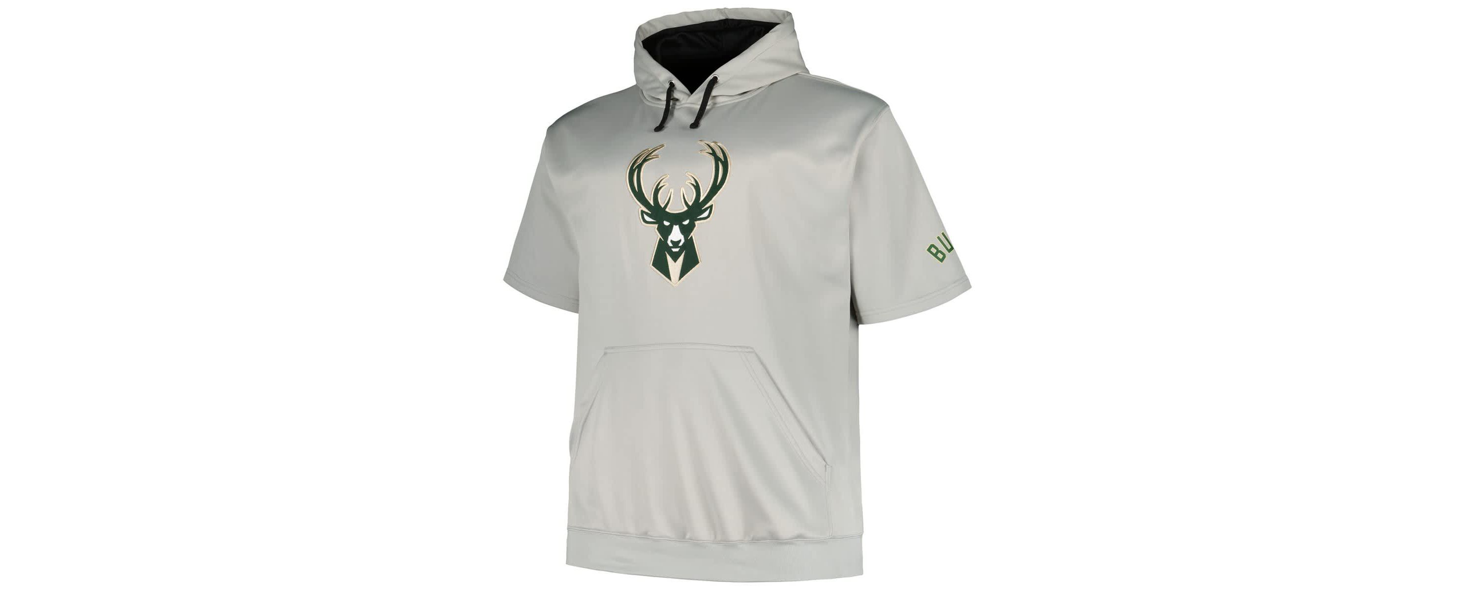 NBA Fanatics Milwaukee Bucks Big & Tall Logo Pullover Hoodie