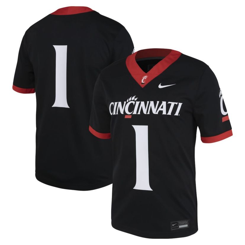 NCAA Nike #1 Cincinnati Bearcats Untouchable Football Jersey