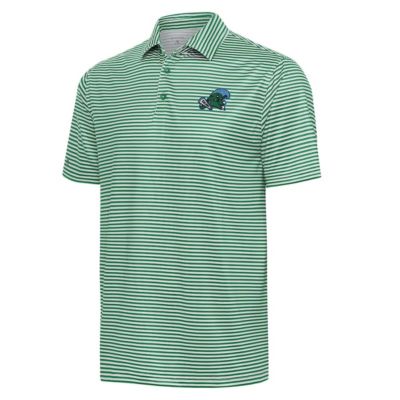 Antigua Men's Tulane Green Wave NCAA Tulane Wave Skills Polo
