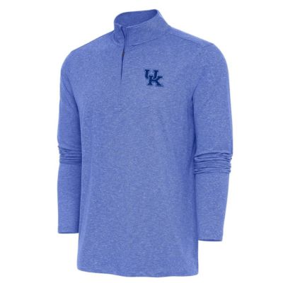 Antigua Men's NCAA Kentucky Wildcats Hunk Quarter-Zip Pullover Top, Medium