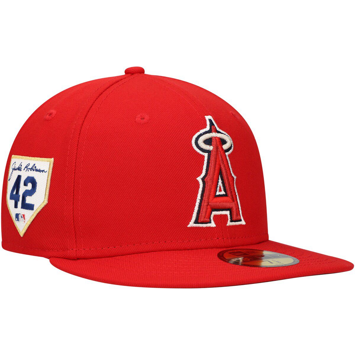 MLB Los Angeles Angels Jackie Robinson Day Side Patch 59FIFTY Fitted Hat