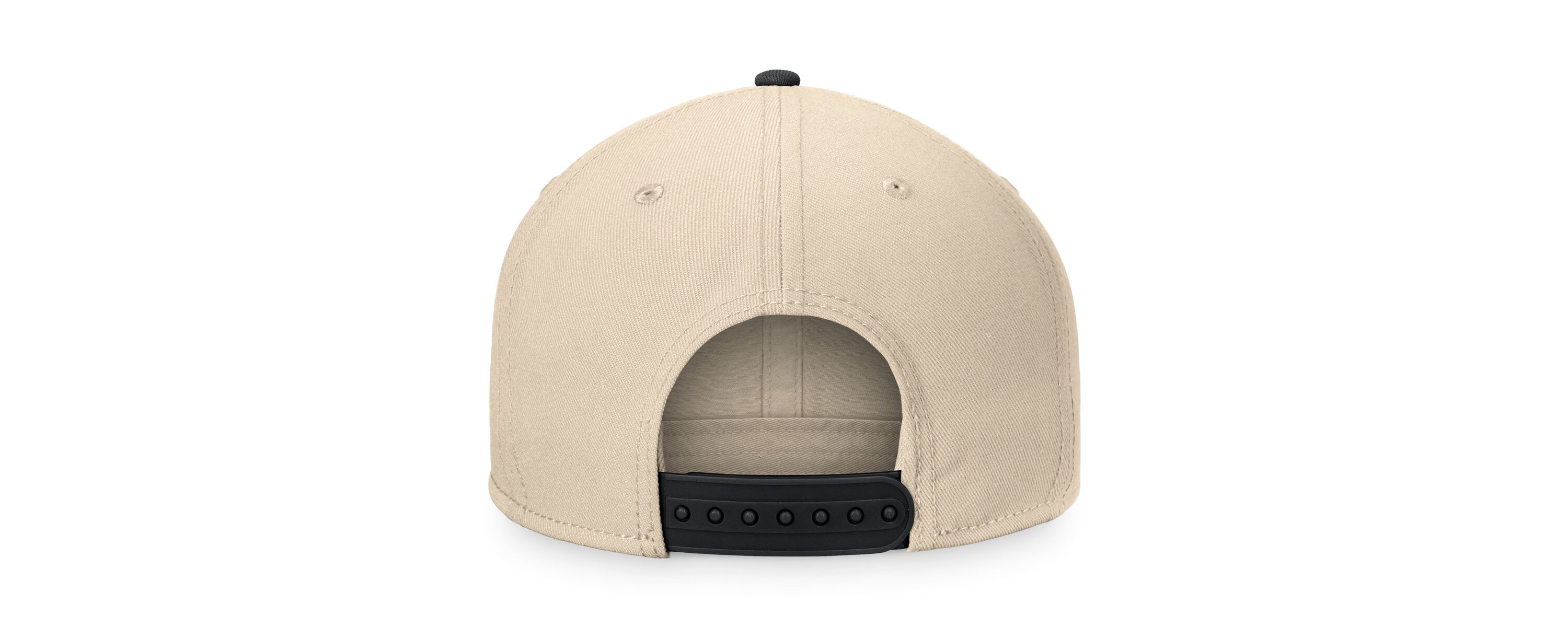 NHL Fanatics Cream/Black Chicago Blackhawks Goalaso Snapback Hat