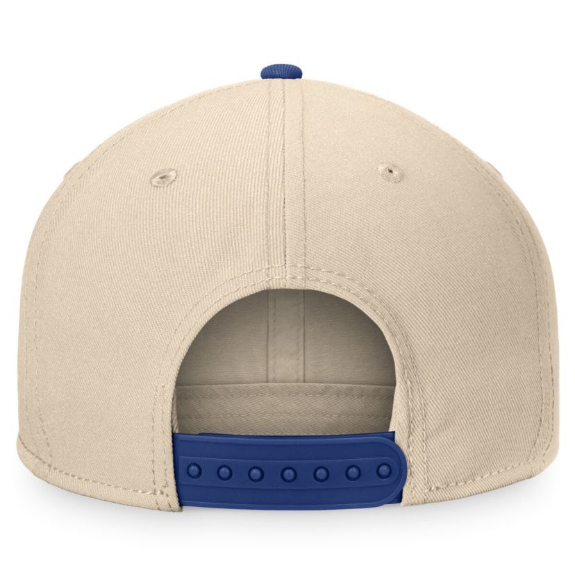 NHL Fanatics Cream/Blue Toronto Maple Leafs Goalaso Snapback Hat
