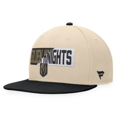 Men's NHL Fanatics Cream/Black Vegas Golden Knights Goalaso Snapback Hat