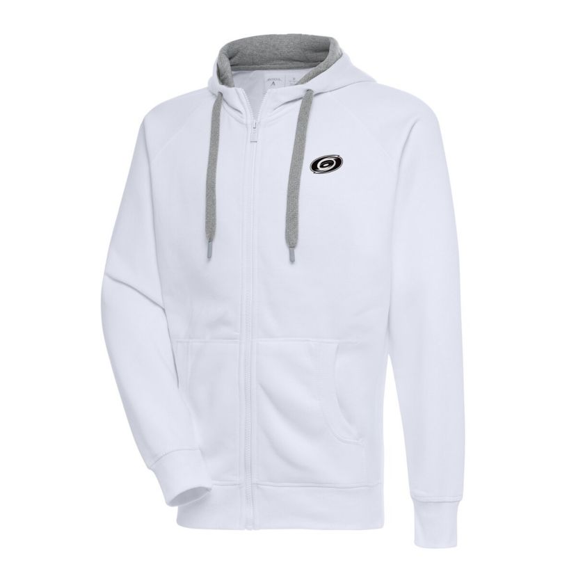 NHL Carolina Hurricanes Metallic Logo Victory Full-Zip Hoodie