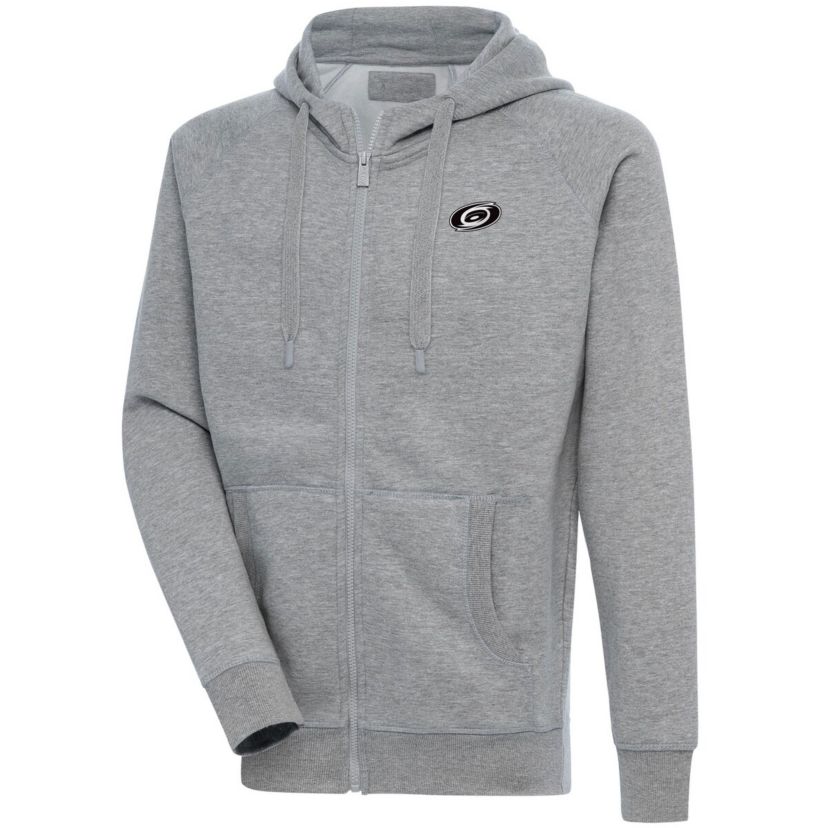 NHL Carolina Hurricanes Metallic Logo Victory Full-Zip Hoodie