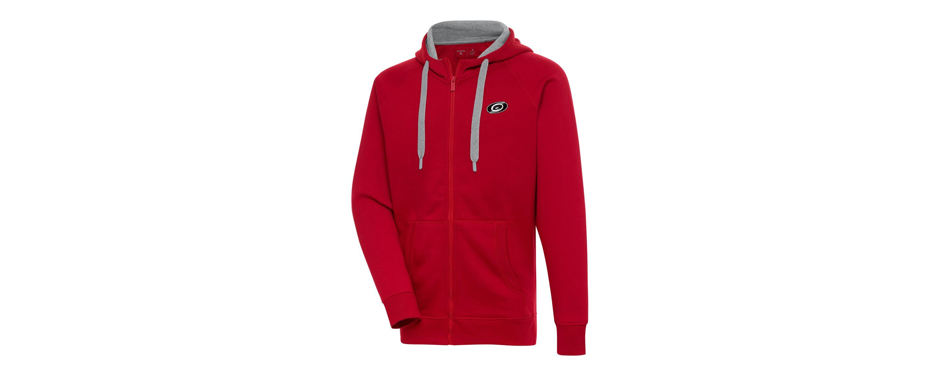 NHL Carolina Hurricanes Metallic Logo Victory Full-Zip Hoodie