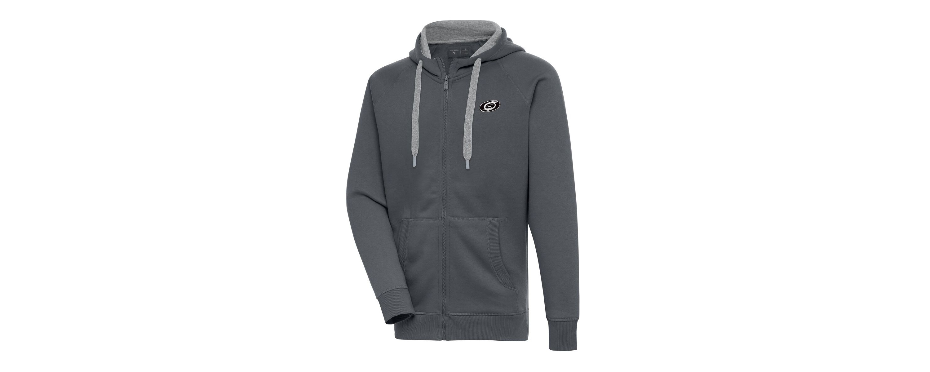 NHL Carolina Hurricanes Metallic Logo Victory Full-Zip Hoodie