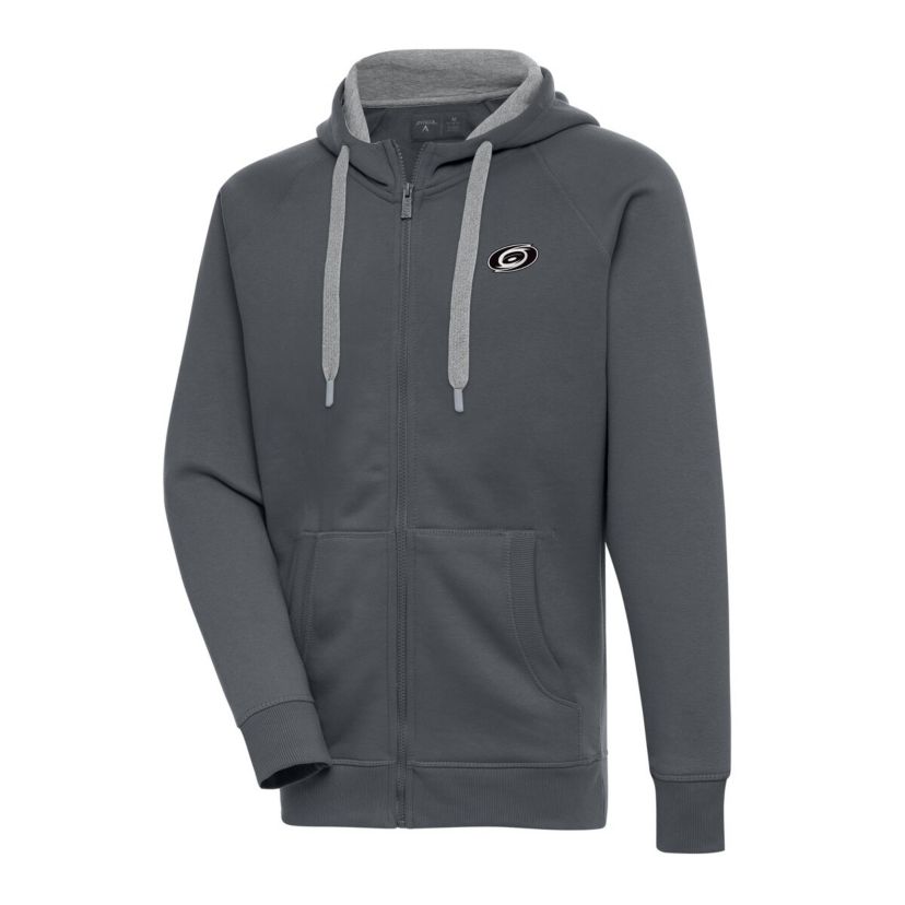 NHL Carolina Hurricanes Metallic Logo Victory Full-Zip Hoodie