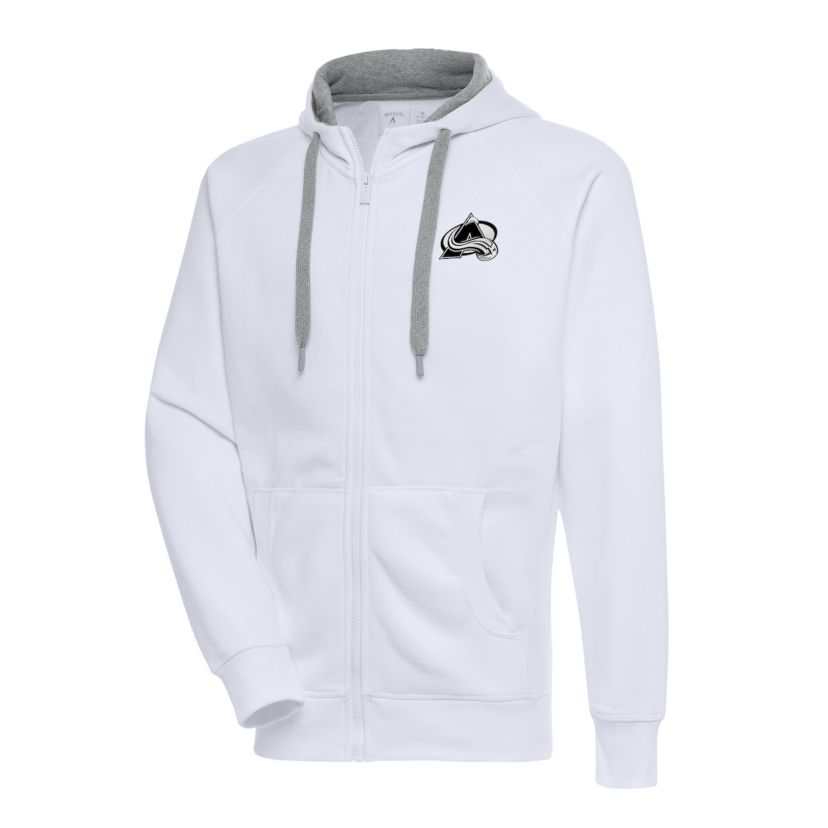 NHL Colorado Avalanche Metallic Logo Victory Full-Zip Hoodie