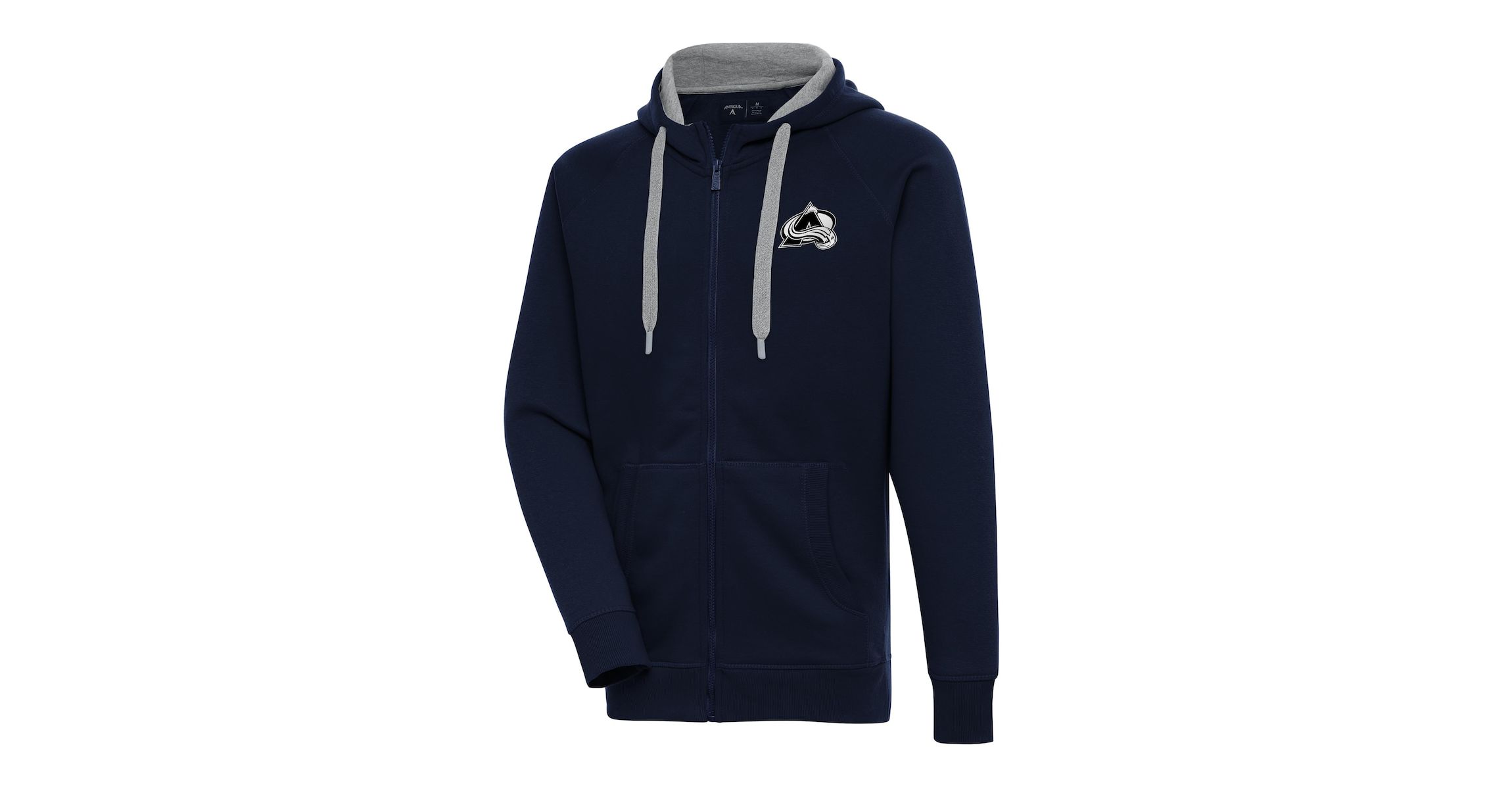 NHL Colorado Avalanche Metallic Logo Victory Full-Zip Hoodie