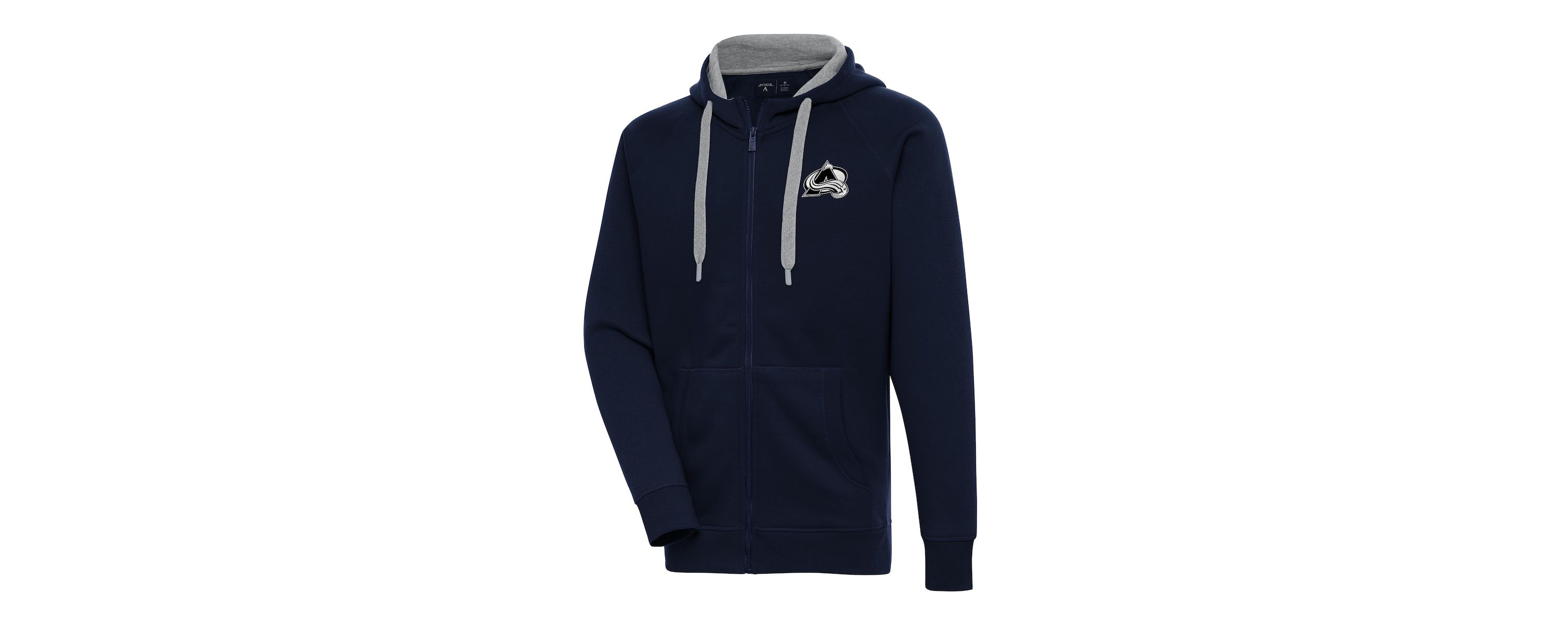 NHL Colorado Avalanche Metallic Logo Victory Full-Zip Hoodie