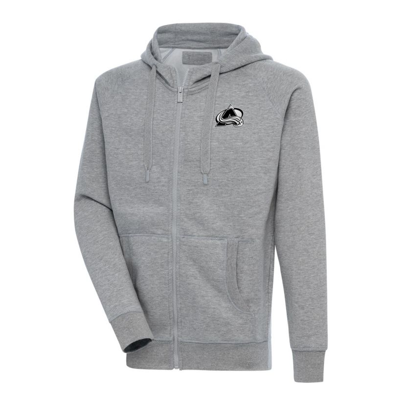 NHL Colorado Avalanche Metallic Logo Victory Full-Zip Hoodie