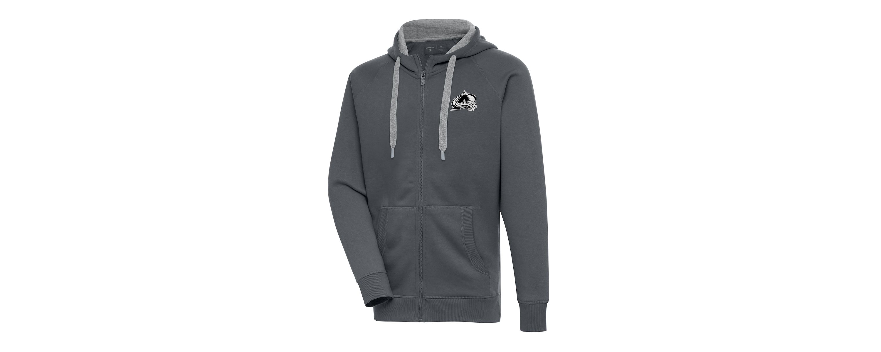 NHL Colorado Avalanche Metallic Logo Victory Full-Zip Hoodie