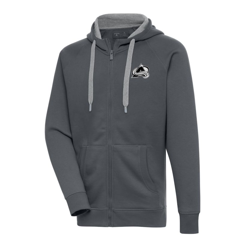 NHL Colorado Avalanche Metallic Logo Victory Full-Zip Hoodie