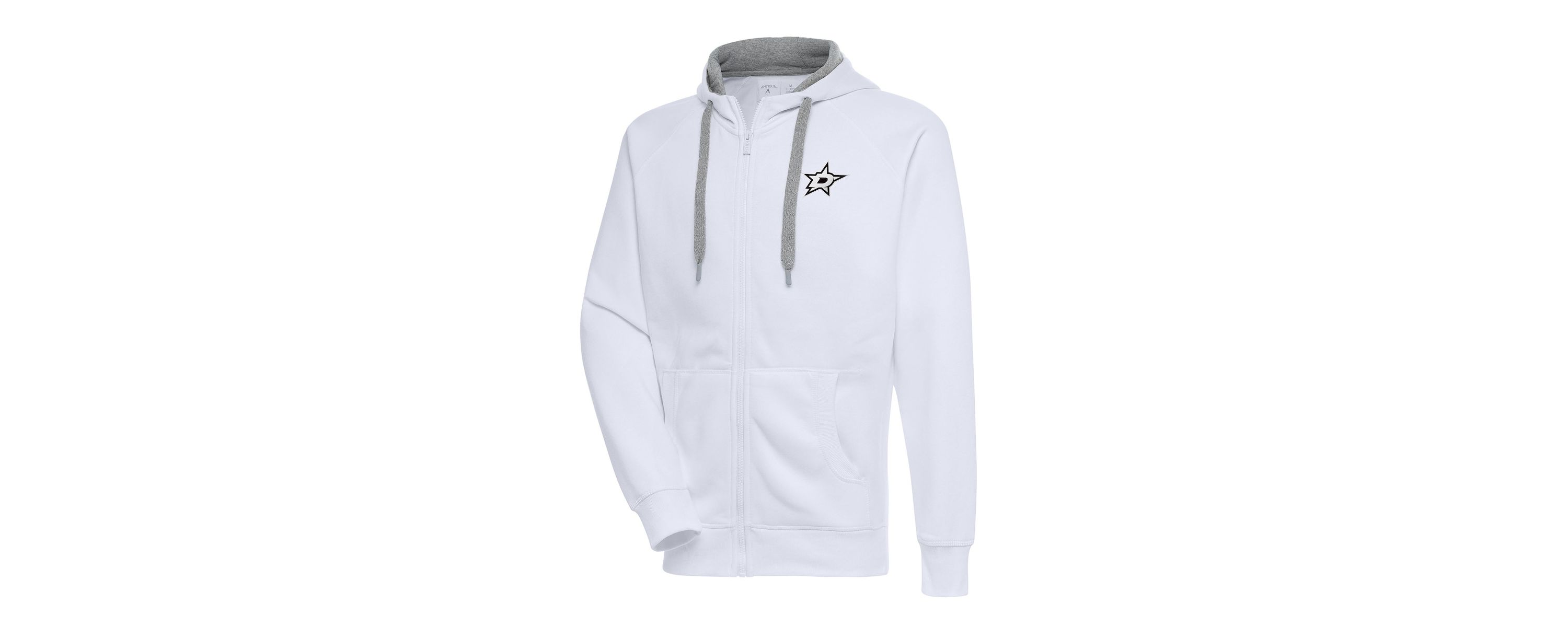 NHL Dallas Stars Metallic Logo Victory Full-Zip Hoodie