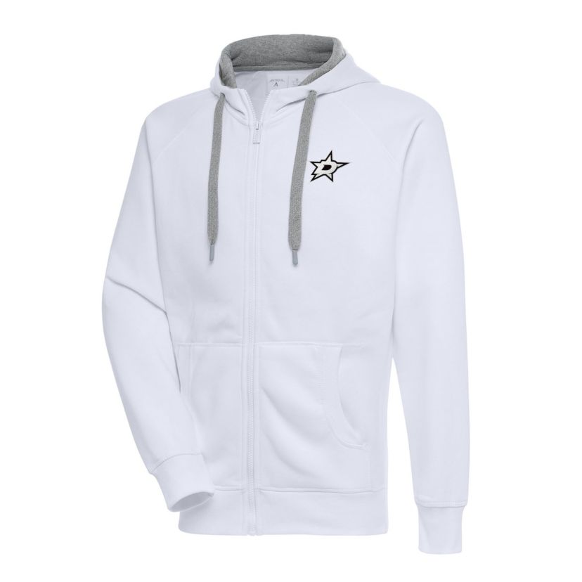 NHL Dallas Stars Metallic Logo Victory Full-Zip Hoodie