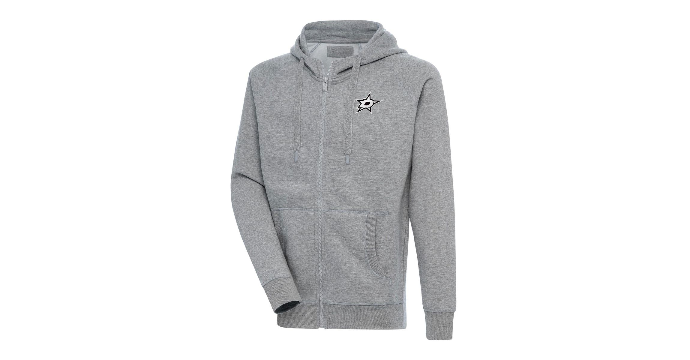 NHL Dallas Stars Metallic Logo Victory Full-Zip Hoodie