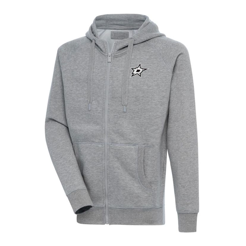 NHL Dallas Stars Metallic Logo Victory Full-Zip Hoodie