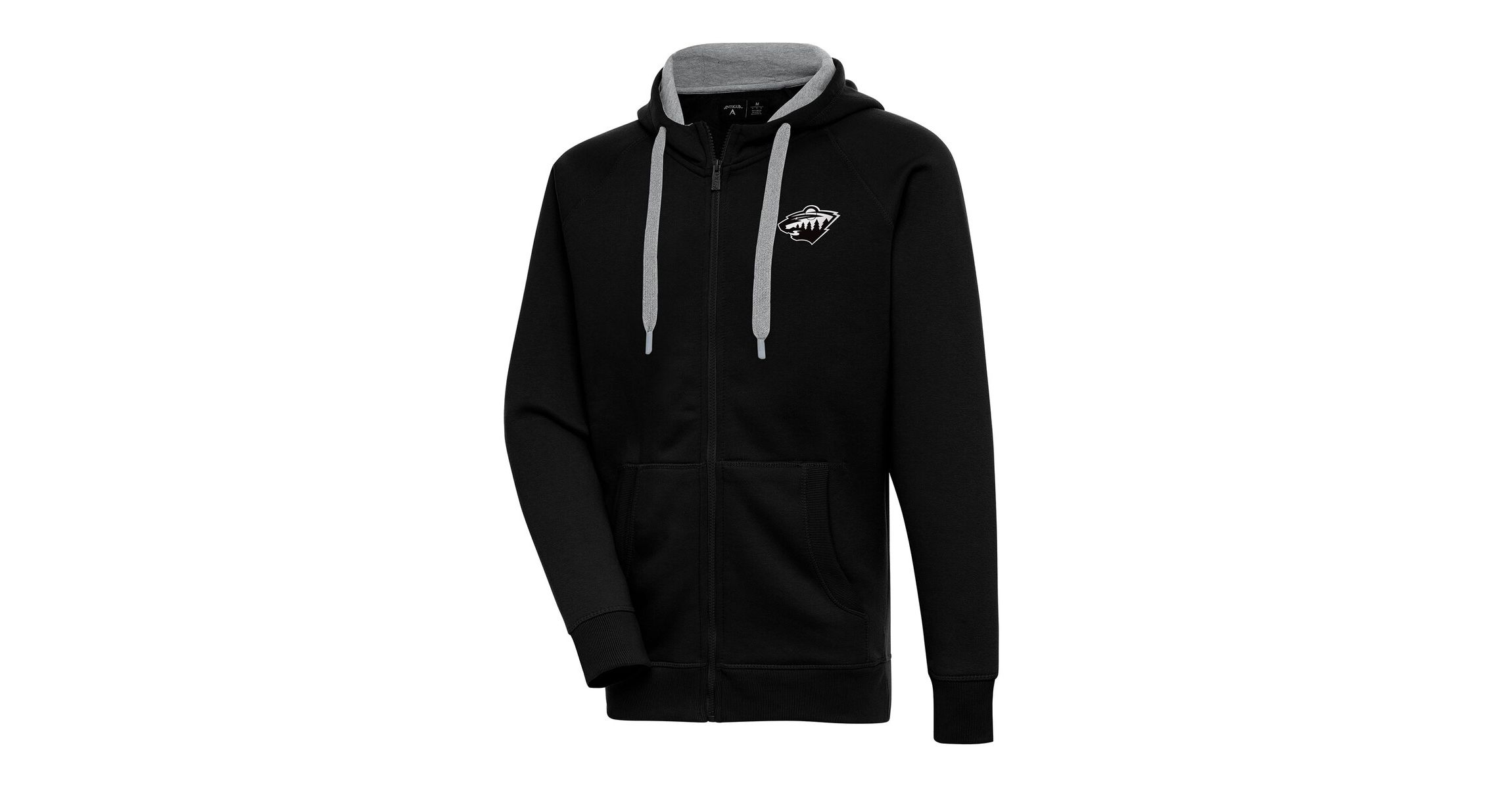 NHL Minnesota Wild Metallic Logo Victory Full-Zip Hoodie