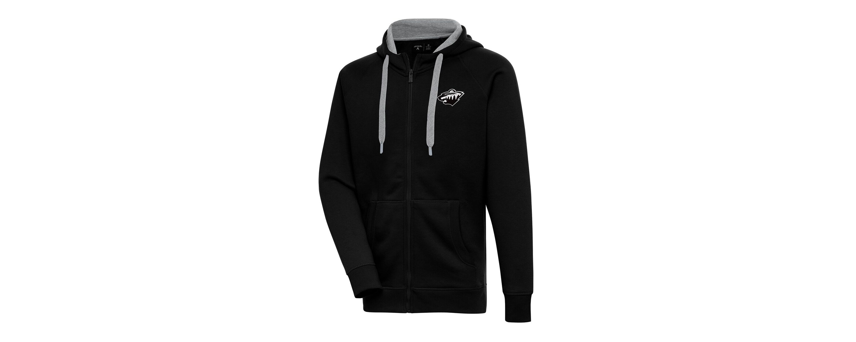 NHL Minnesota Wild Metallic Logo Victory Full-Zip Hoodie