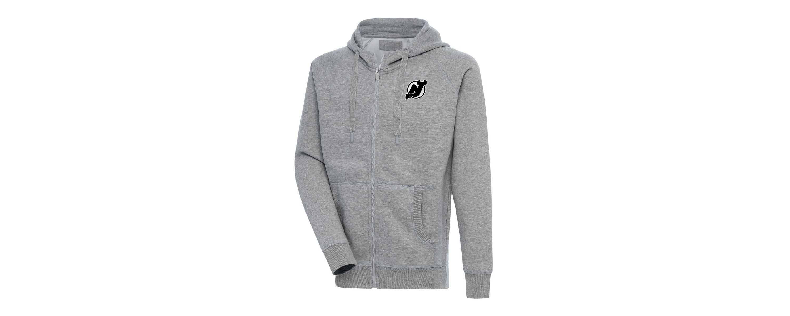 NHL New Jersey Devils Metallic Logo Victory Full-Zip Hoodie
