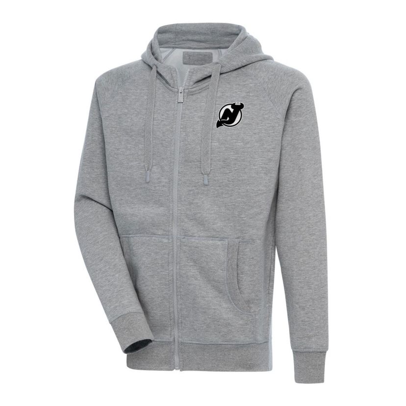 NHL New Jersey Devils Metallic Logo Victory Full-Zip Hoodie
