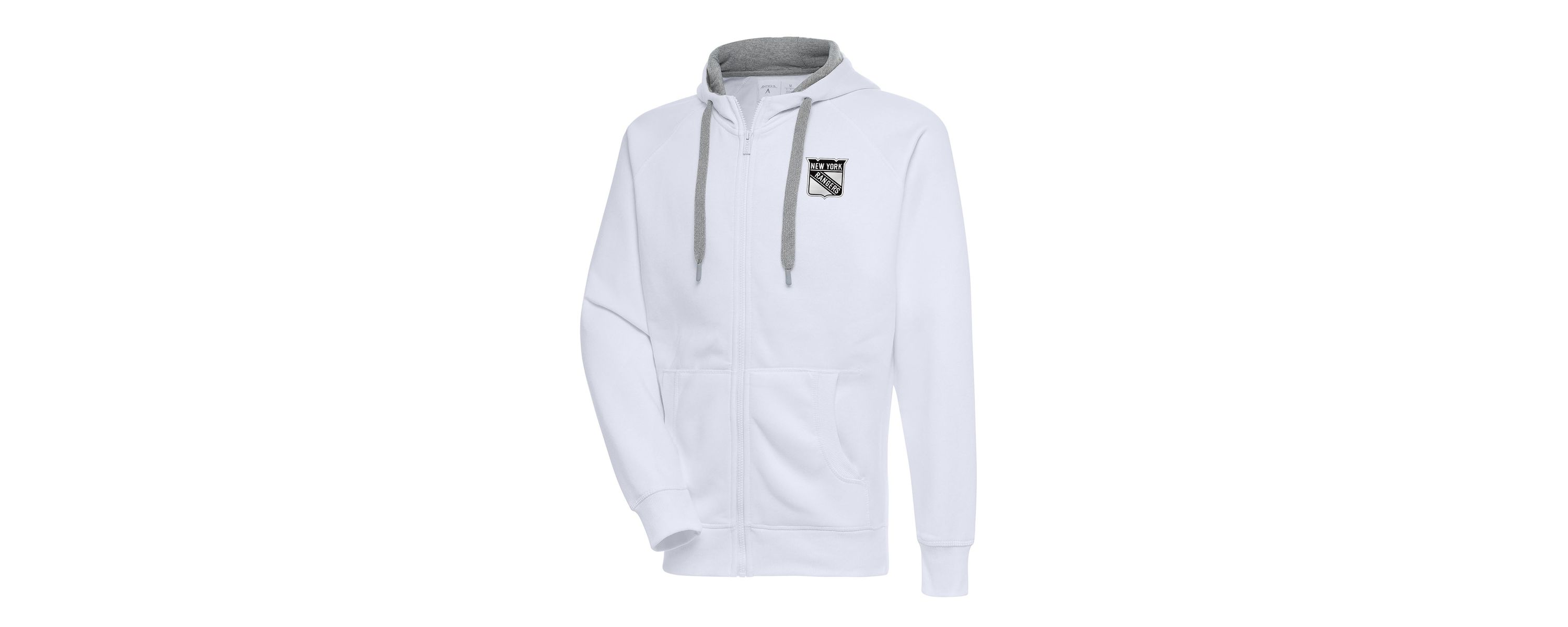 NHL New York Rangers Metallic Logo Victory Full-Zip Hoodie