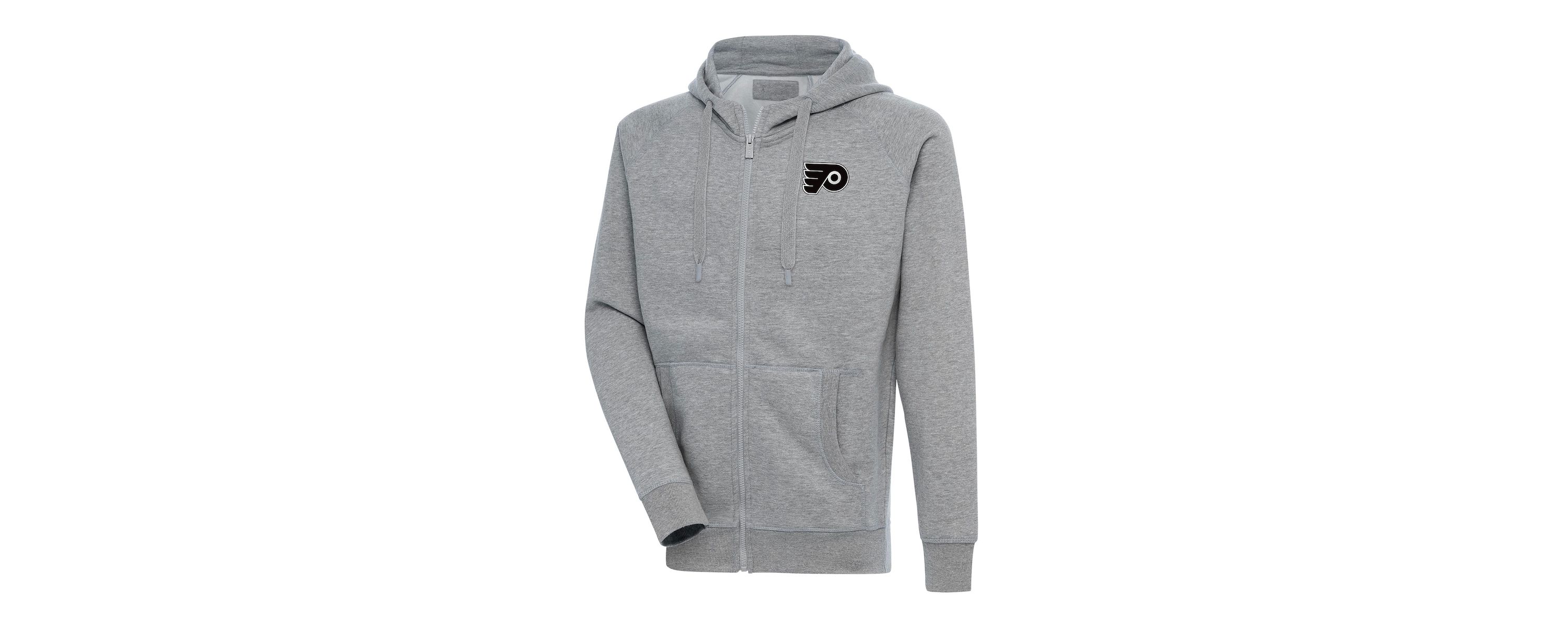 NHL Philadelphia Flyers Metallic Logo Victory Full-Zip Hoodie