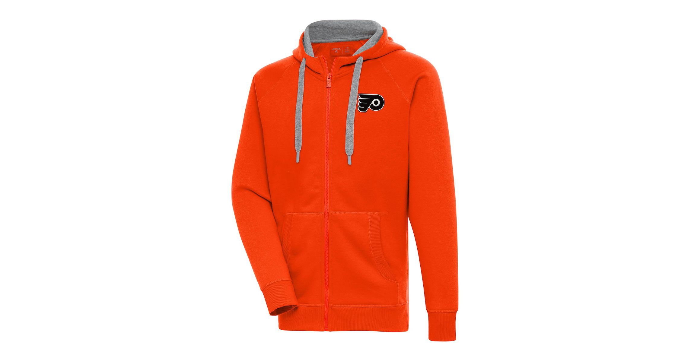 NHL Philadelphia Flyers Metallic Logo Victory Full-Zip Hoodie