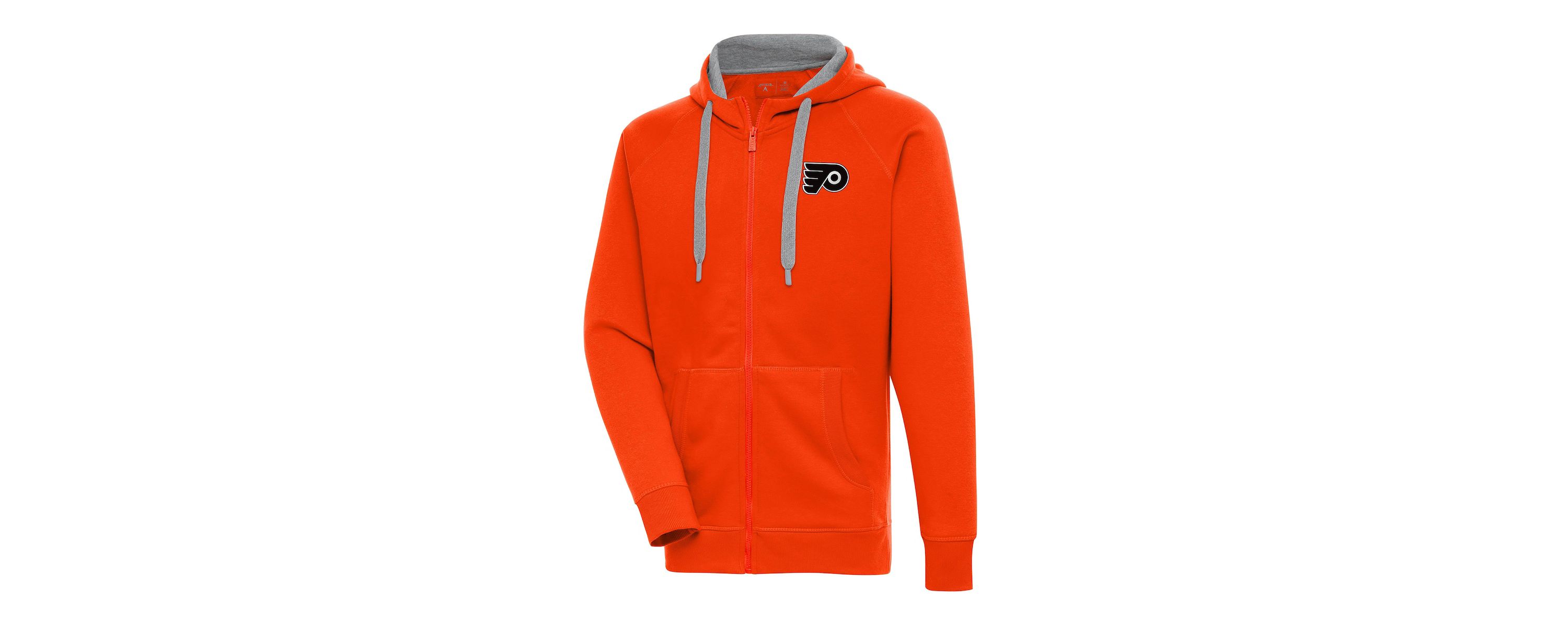 NHL Philadelphia Flyers Metallic Logo Victory Full-Zip Hoodie