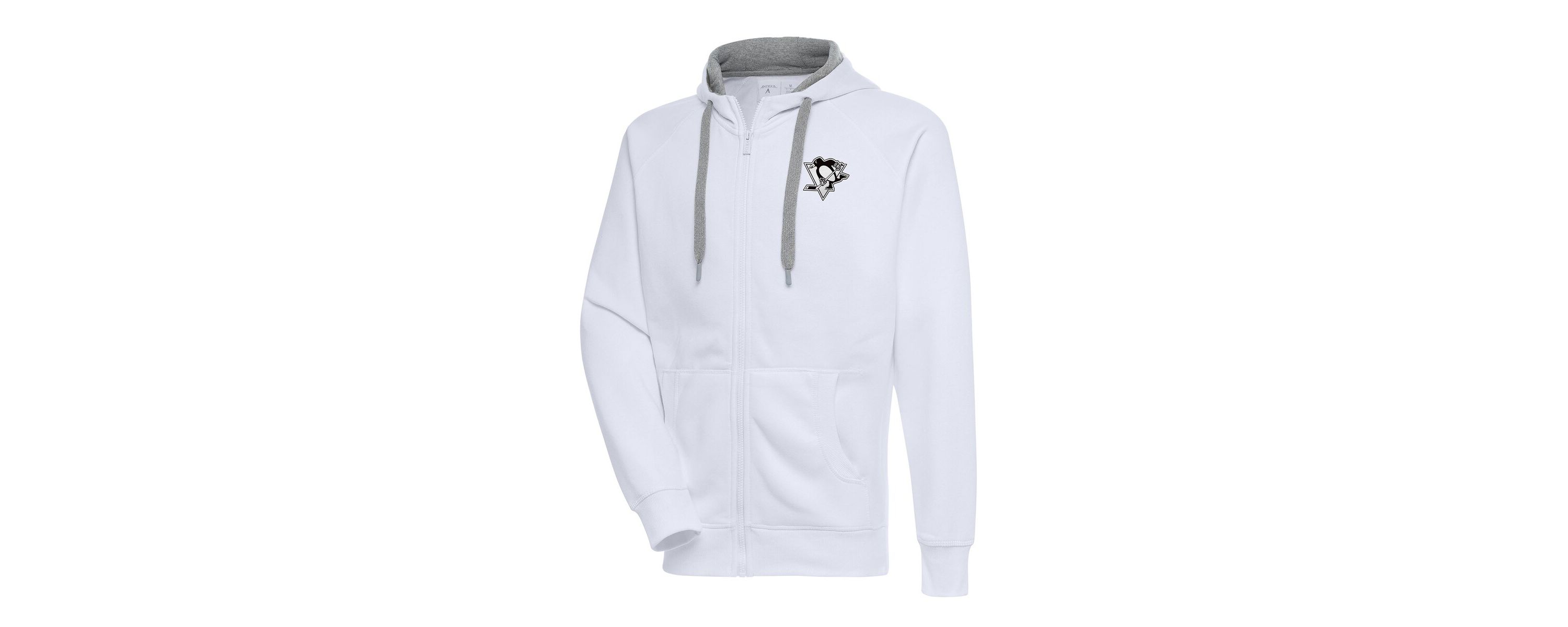NHL Pittsburgh Penguins Metallic Logo Victory Full-Zip Hoodie