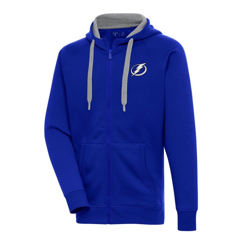 NHL Tampa Bay Lightning Metallic Logo Victory Full-Zip Hoodie