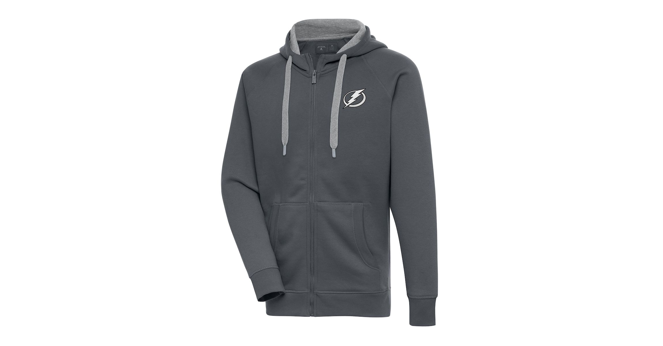 NHL Tampa Bay Lightning Metallic Logo Victory Full-Zip Hoodie