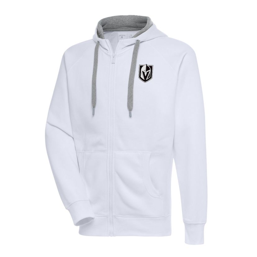 NHL Vegas Golden Knights Metallic Logo Victory Full-Zip Hoodie