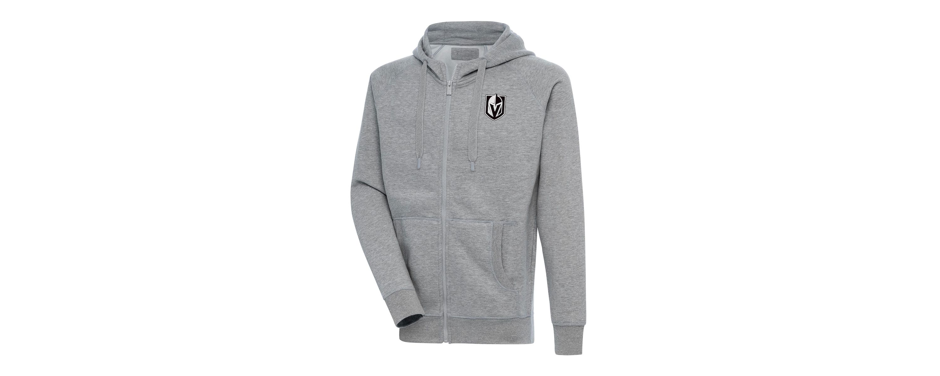 NHL Vegas Golden Knights Metallic Logo Victory Full-Zip Hoodie