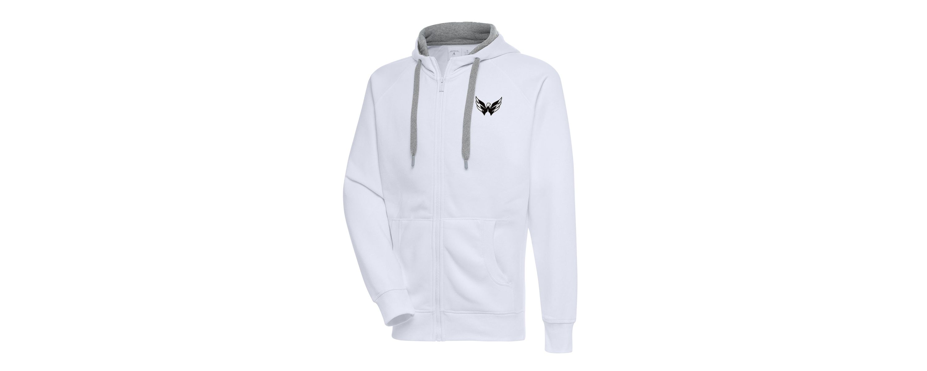 NHL Washington Capitals Metallic Logo Victory Full-Zip Hoodie
